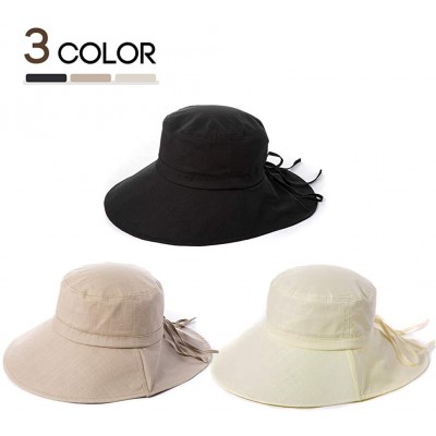 Sun Hats Small Head Women Packable SPF Sun Hat Bucket Chin Strap Summer Beach for Girls 54-56cm - Beige_1005 - CE18SQ9U56Y $1...