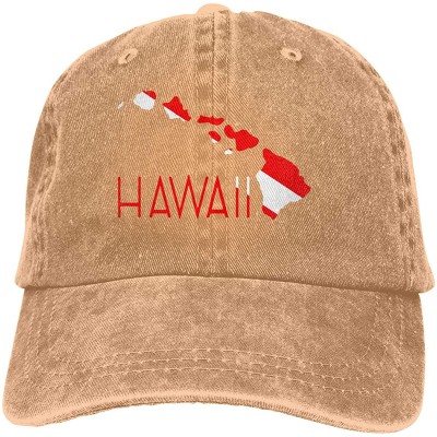 Baseball Caps 2 Pack Vintage Baseball Cap- Unisex Hawaii Scuba Dive Flag Adjustable Baseball Hats Low-Profile Design - Natura...