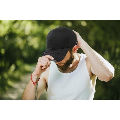 Baseball Caps Teamlife Max Cool Air Ventilation Mesh Back Performance Sport Outdoor Baseball Cap Hat for Man Women - Black - ...