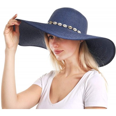 Sun Hats Womens Beach Sun Straw Hat- Floppy Beach hat & Wide Brim Braided Sun Hat - UPF 50+ Maximum Sun Protection - C8194K6S...