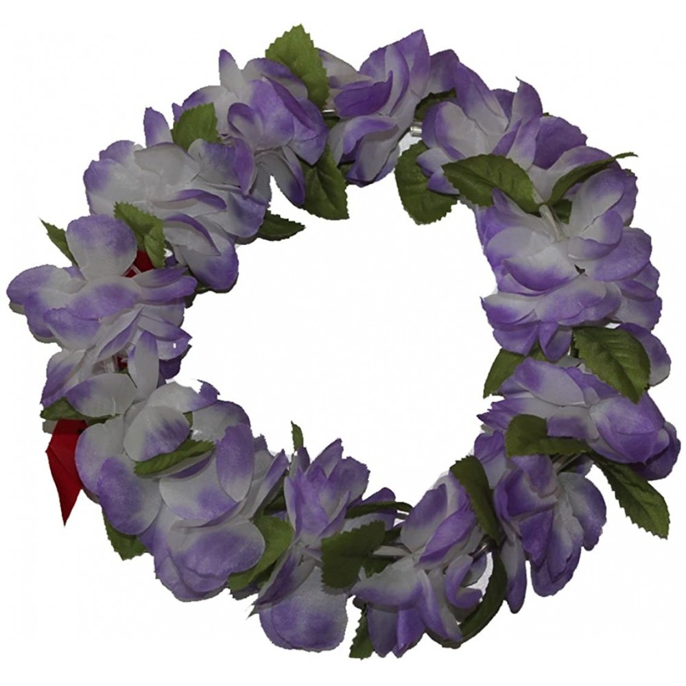 Headbands The Hawaii Elastic Headband-haku lei - Purple - CW186W5YT85 $9.93