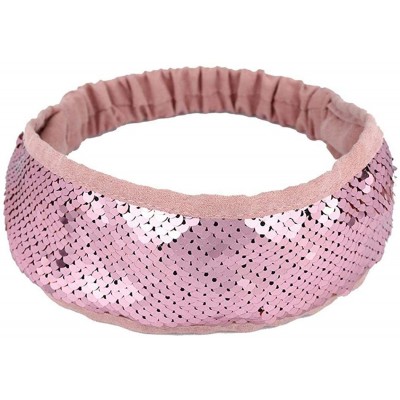 Headbands 1Pcs Women Headband Fashion Double-Sided Flip Color Change Sequins Hair Band Headwear - Type 8 Color - CO194284X5X ...