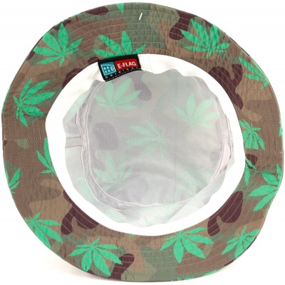 Bucket Hats Fashionable Unisex Printed Pattern Bucket Hat - Bk2107camo - CH12HRP5D59 $8.73