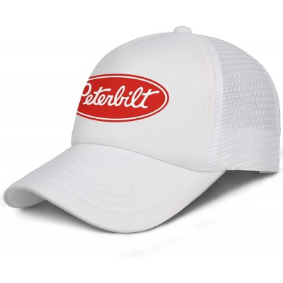 Baseball Caps Men Novel Baseball Caps Adjustable Mesh Dad Hat Strapback Cap Trucks Hats Unisex - White-4 - C518AH0OOH0 $21.57