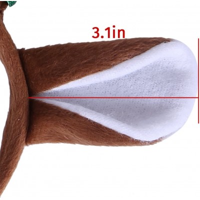 Headbands Christmas Headband Reindeer Deer Antlers Costume Headpiece Ugly Xmas Party - CH186GA2E0M $10.95