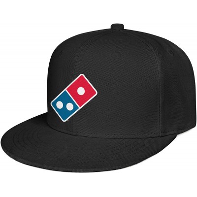 Baseball Caps Dad Delicious-Domino's-Pizza- Snapback Hat Cute mesh Caps - Black-22 - CJ18T4U4C0O $21.66