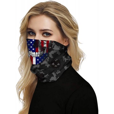 Balaclavas Bandana Face Mask Neck Gaiter- Unisex Scarf Mask Tube Multifunctional Headwear- Buff Face Mask - G-flag-7 - C9198A...