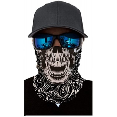 Balaclavas Unisex 3D Skull Printed Balaclava Headwear Multi Functional Face Mask for Outdoor Cycling Riding Motorcycle - CJ19...