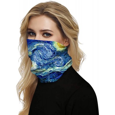 Balaclavas Multifunctional Neck Gaiter Rave Galaxy Neck Scarf Bandana Headwear Sun UV Dust Protection - B03 - CN197Y4WQDA $12.59