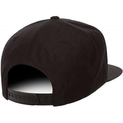 Baseball Caps Unisex Eminem Baseball Cap Flat Bill Hip Hop Hats Adjustable Snapback - Dark Red - C218YN3WTGR $12.47