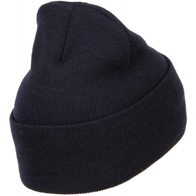 Skullies & Beanies US Navy Retired Military Embroidered Long Beanie - Navy - CE11USNG7KN $22.64