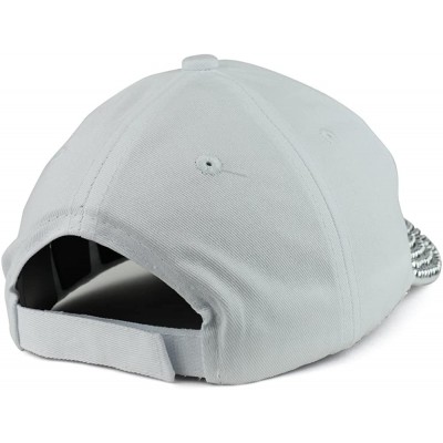 Baseball Caps Cheer MOM Embroidered and Stud Jeweled Bill Unstructured Baseball Cap - White - CB188670I46 $13.72