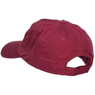 Baseball Caps Chicago Flag Embroidered Low Cap - Wine - CF1820KUCI5 $25.88