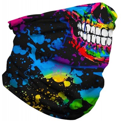 Balaclavas Face Bandana Ear Loops Face Rave Balaclava Scarf Neck Gaiters for Dust Wind UV Sun Motorcycle Mask Men and Women -...