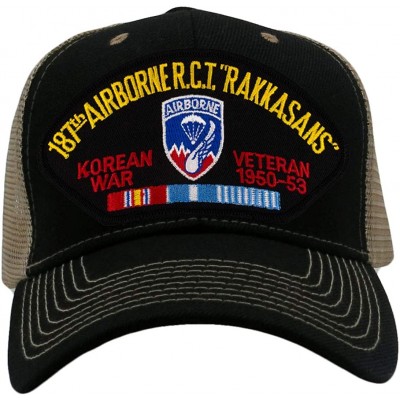 Baseball Caps 187th Airborne Regimental Combat Team - Korean War Veteran Hat/Ballcap Adjustable One Size Fits Most - C418ULD0...