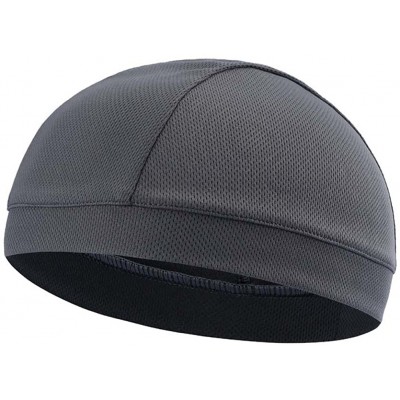 Skullies & Beanies Moisture Wicking Cooling Helmet Running - 2 Pack Gray - C518ZUR64I7 $12.57