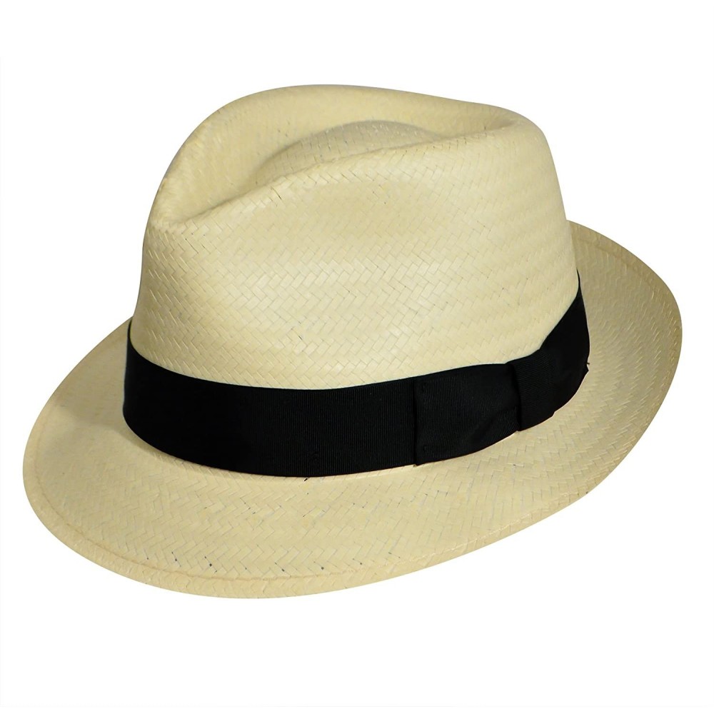 Fedoras Men- Women Litestraw Santiago Trilby - Natural - CN11YQGHQQR $52.03