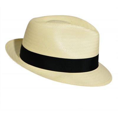 Fedoras Men- Women Litestraw Santiago Trilby - Natural - CN11YQGHQQR $52.03