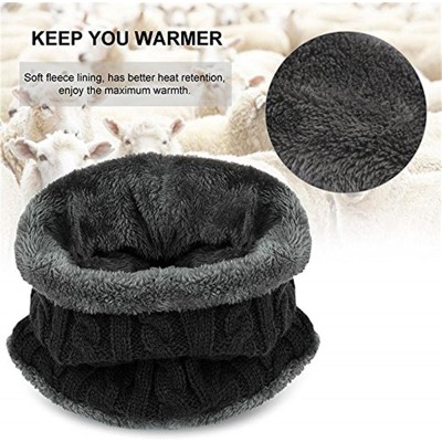 Skullies & Beanies Winter Beanie Balaclava Warmer Fleece - Black - CF18YN2MQ0O $8.09