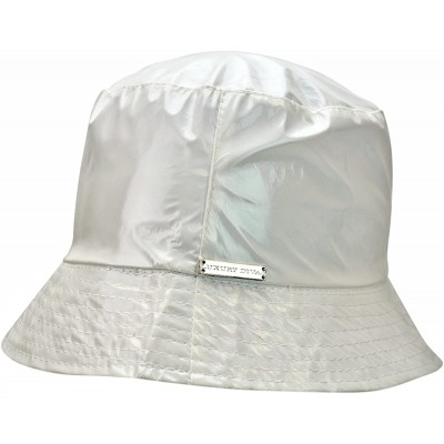 Bucket Hats Crushable Bucket Style Rain Hat - White - CR11LO2WK49 $13.01