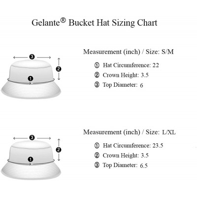 Bucket Hats 100% Cotton Packable Fishing Hunting Summer Travel Bucket Cap Hat - Light Green - CD18DOET9MM $19.80