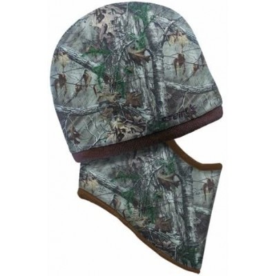 Balaclavas Men's Fleece Knit Quick Clava Hat - Realtree Xtra/Brown - CQ11FN0OWET $23.01