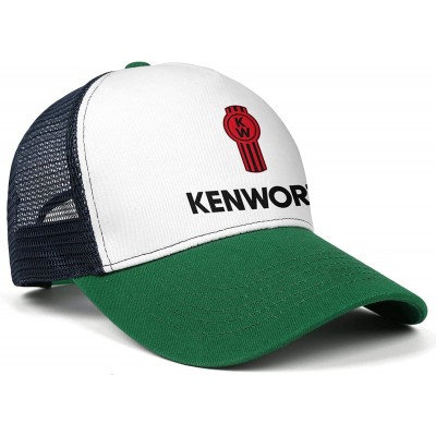 Baseball Caps W900-Trucks Baseball Cap for Men Novel Adjustable Mesh Hat Dad Strapback Hats - Green-1 - CN18AH0R7O6 $19.71