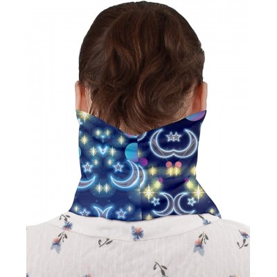 Headbands Womens Starry Night Sky Moon Stars Space Constellations Planets Mrs Frizzle Face Mask Bandanas Headbands - CF198SCK...