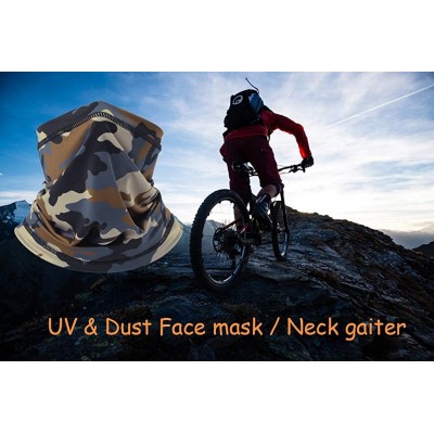 Balaclavas Camouflage Bandana/Summer Neck Gaiter/Face Mask Scarf/Cycling Face Shield - Ax-k-08 - CD1993N7K70 $11.32