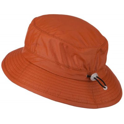 Sun Hats UPF 50+ Sun Block Bucket Flap Hat - Rust - CN11KNJMEBX $38.87