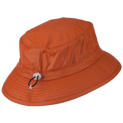 Sun Hats UPF 50+ Sun Block Bucket Flap Hat - Rust - CN11KNJMEBX $38.87