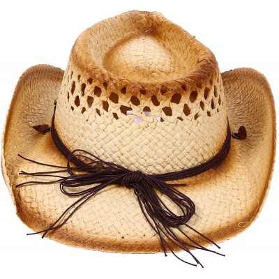 Sun Hats Cowboy Cowgirl Straw Hat Wide Brim Beach Sun Hats for Kids Childs - Butterfly - CX180O8SAWS $19.21