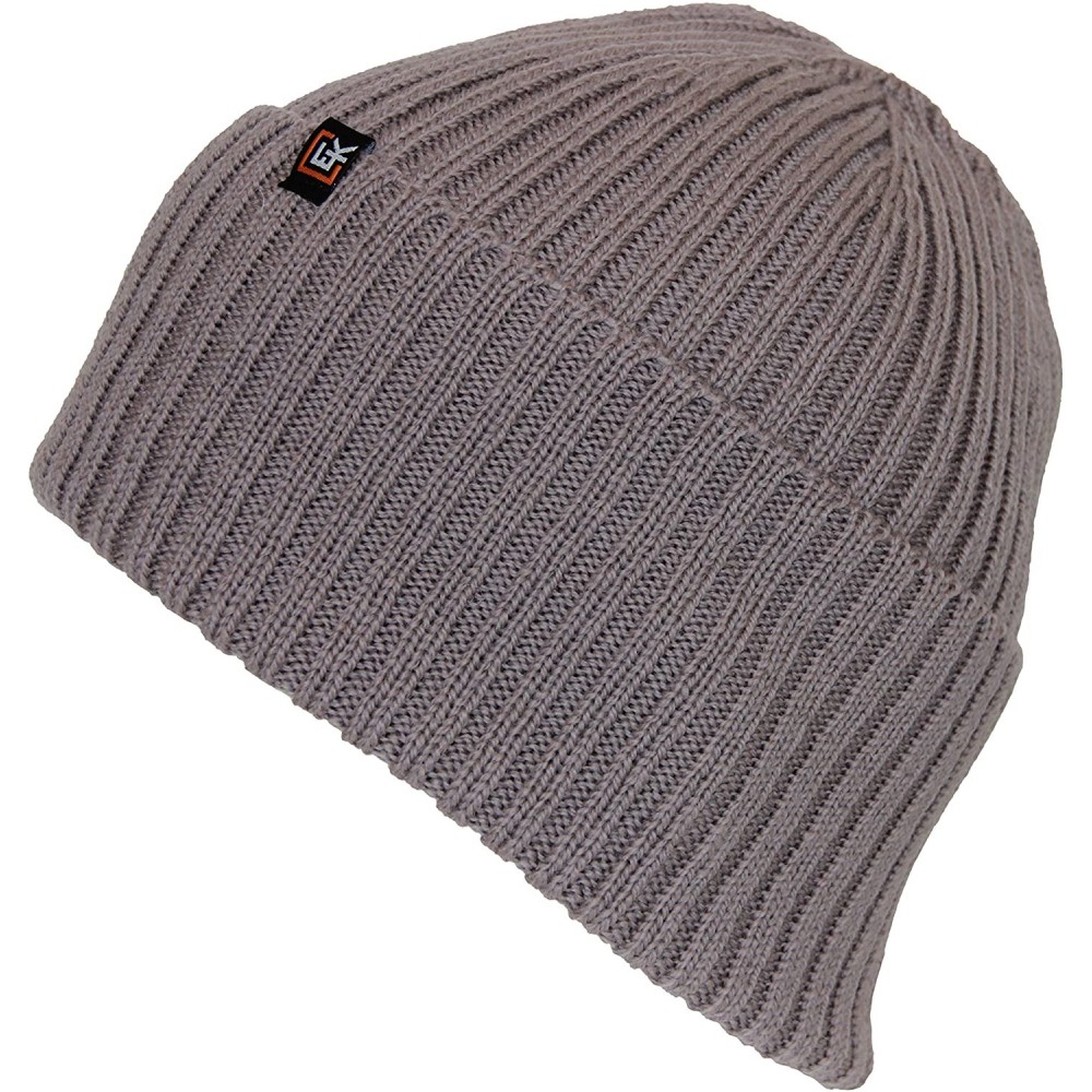 Skullies & Beanies 100% Wool Rib Knit Beanie Hat Cap for Women & Men - Arrowhead - CQ183M3EAWO $23.28