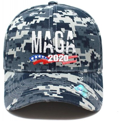 Baseball Caps Trump MAGA Star Make America Great Again Baseball Ball Cap Unisex Rally Campaign - Ball Cap Blue Camo - CX18Q7Z...