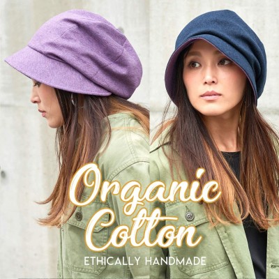 Sun Hats Casualbox - Womens Sun Hat Organic Cotton Reversible Japanese Design - Brown & Khaki - CJ11OIINW75 $18.44