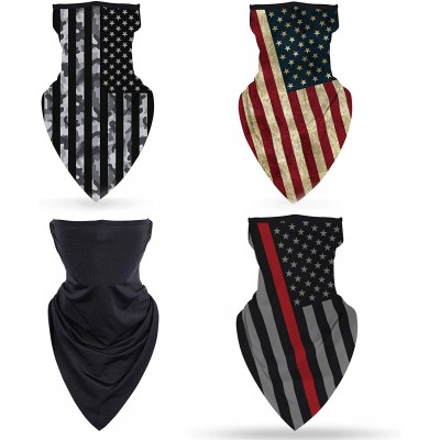 Balaclavas American Flag Face Scarf Balaclava - 01black/Fredyellow/Fgraywhite/Fblackred - CC1992GOGET $18.84