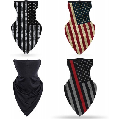 Balaclavas American Flag Face Scarf Balaclava - 01black/Fredyellow/Fgraywhite/Fblackred - CC1992GOGET $18.84