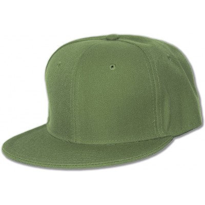 Baseball Caps Blank Baseball Hat - Olive - CS112BY1XHT $10.39