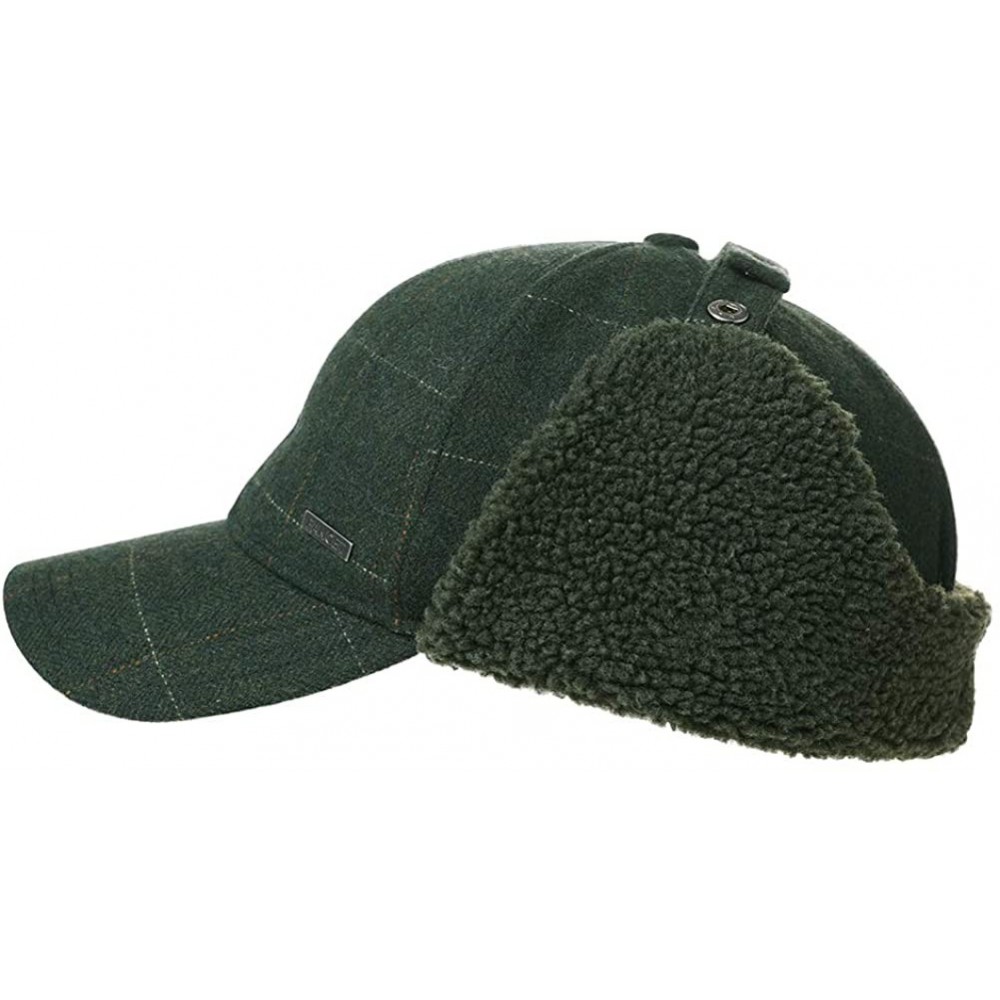 Baseball Caps Unisex Winter Fitted Baseball Cap Faux Fur Earflaps Trapper Elmer Fudd Hat 56-62cm - 99726-army Green - CN18A60...