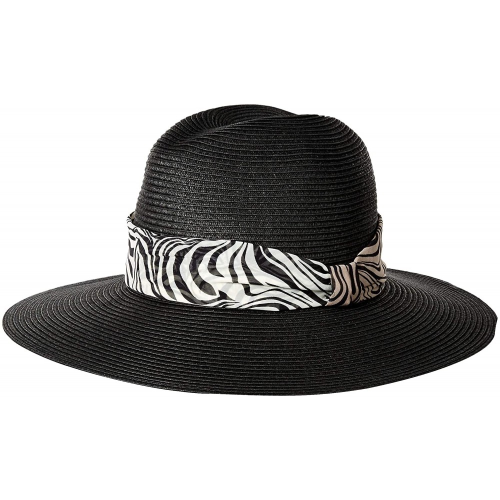 Sun Hats Women's Khumba - Black/Zebra - CL18SIC3IMT $32.36