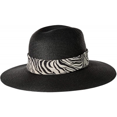 Sun Hats Women's Khumba - Black/Zebra - CL18SIC3IMT $32.36