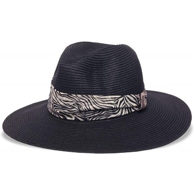 Sun Hats Women's Khumba - Black/Zebra - CL18SIC3IMT $32.36