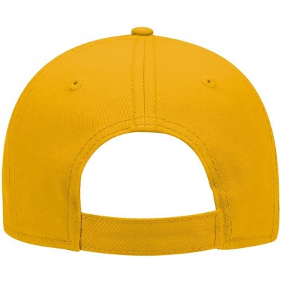 Baseball Caps 6 Panel Low Profile Superior Cotton Twill Cap - Gold - CJ12IVBCZI1 $12.78