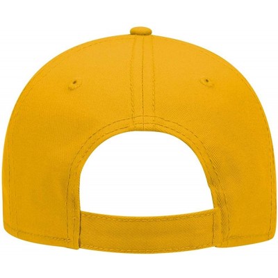 Baseball Caps 6 Panel Low Profile Superior Cotton Twill Cap - Gold - CJ12IVBCZI1 $12.78