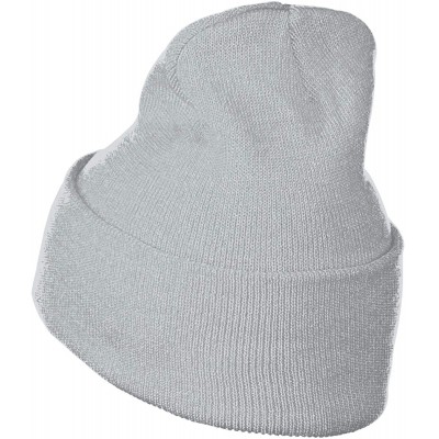 Skullies & Beanies Men Women Beanie Cap-Crazy Jelly Chunky Soft Baggy Skull Knit Hat - Gray - C3192Y4IDZT $27.76