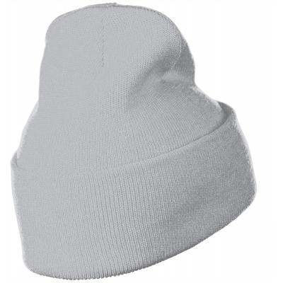 Skullies & Beanies Men Women Beanie Cap-Crazy Jelly Chunky Soft Baggy Skull Knit Hat - Gray - C3192Y4IDZT $27.76