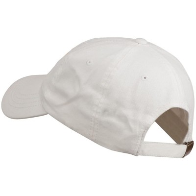 Baseball Caps Vietnam Veteran Embroidered Pigment Dyed Brass Buckle Cap - White - CM11P5I7EFX $25.80