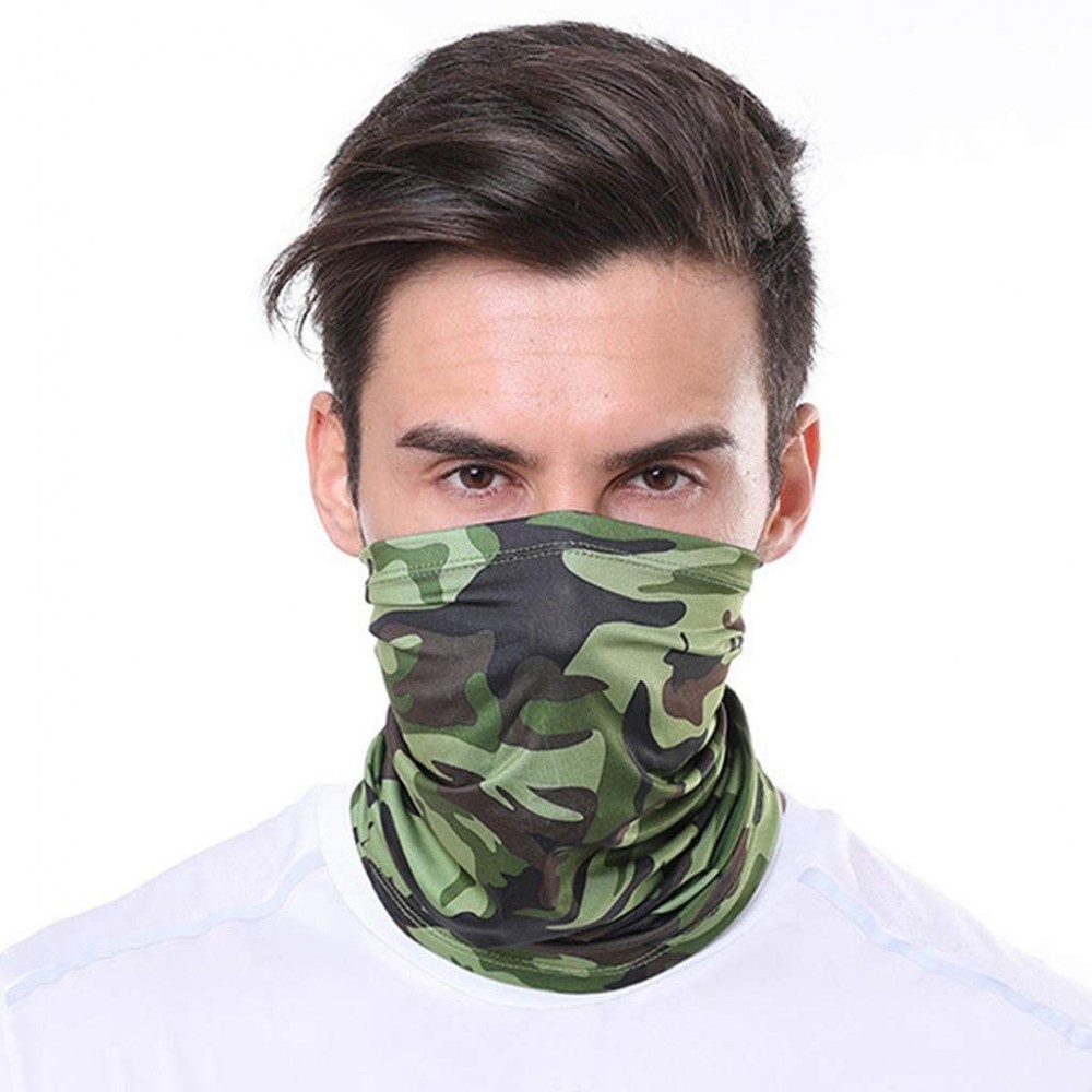 Balaclavas Breathable Bandanas Headband Festivals - 01 Army Green - CY197W4MX32 $8.96