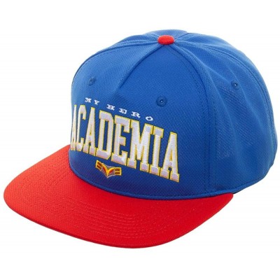 Baseball Caps My Hero Academia Snapback Hat Mens Colorblock My Hero Academia Snapback Hat - C618ORRYKW5 $17.04