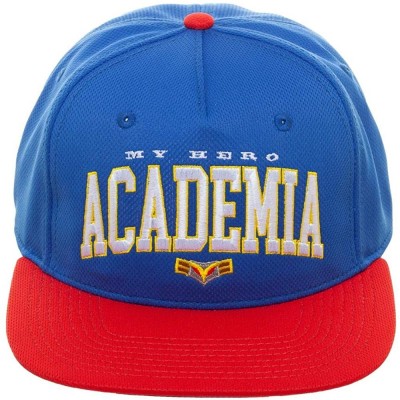 Baseball Caps My Hero Academia Snapback Hat Mens Colorblock My Hero Academia Snapback Hat - C618ORRYKW5 $17.04